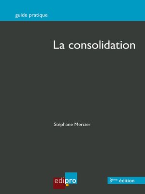 cover image of La consolidation